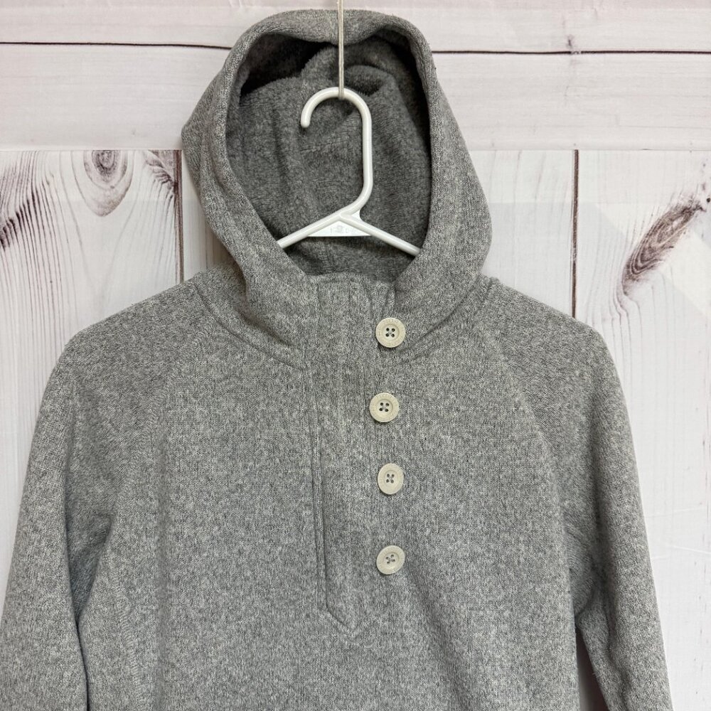 The North Face Women’s Crescent Sunshine‎ Hoodie Medium Gray EUC Cozy - Picture 2 of 11